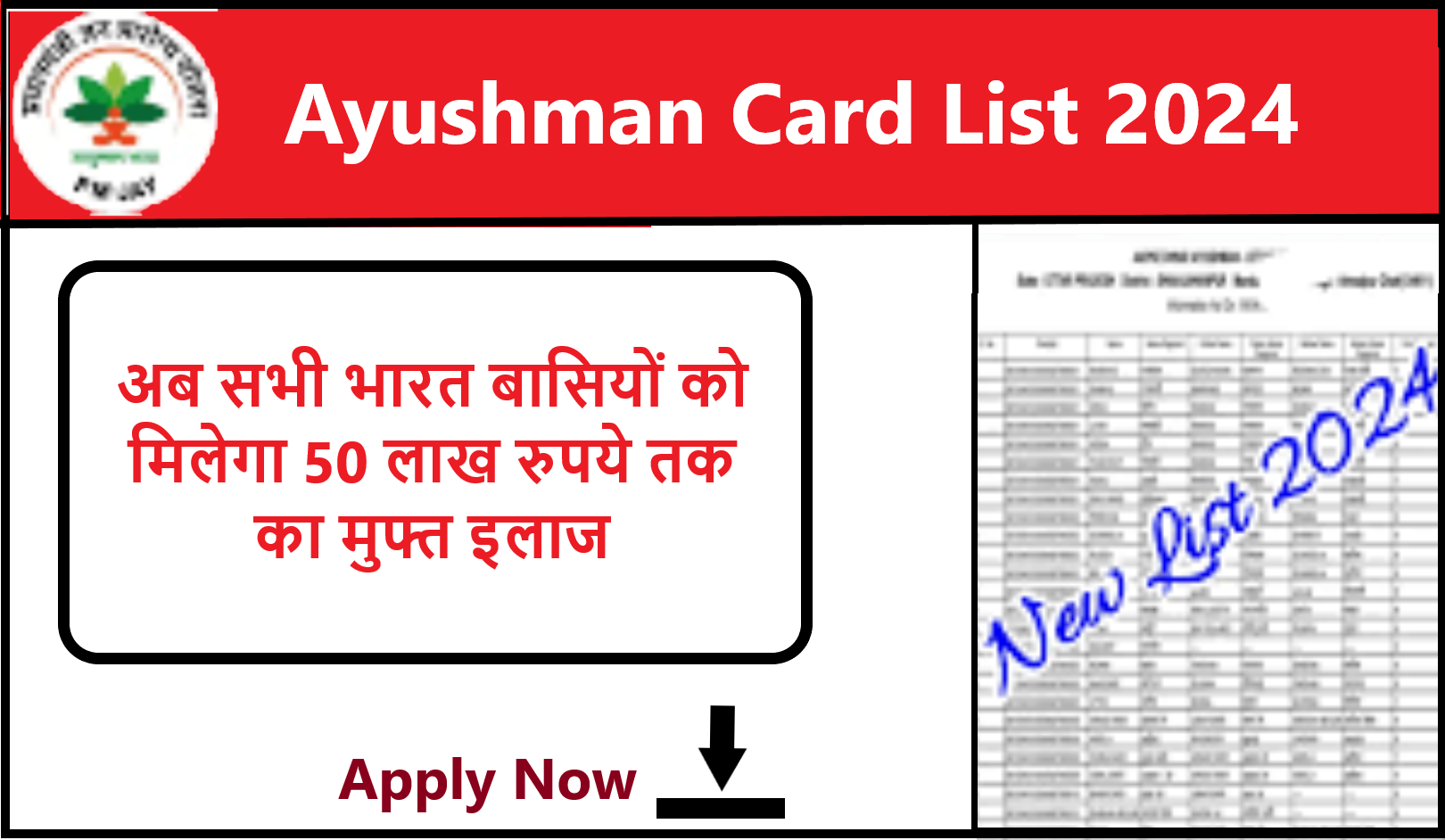 Ayushman Card List 2024